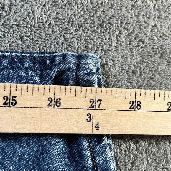 Vintage Lee Jeans Womens 10P‎ Blue Medium Wash Denim Tapered High Rise 90s Y2K - Picture 9 of 11